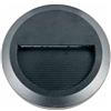 V-TAC VT-1142-B Lampada applique LED 2W parete segnapasso bianco caldo 3000K rotondo nero IP65 - SKU 1317
