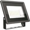 V-TAC VT-4934-B Faro led floodlight 30W SMD 85LM/W 110° bianco freddo 6500K slim alluminio nero IP65 - SKU 6745
