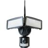 V-Tac VT-4818 Faro led 18W con sensore PIR e telecamera WiFi gestibile da smartphone Nero IP44 - SKU 5917