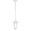 V-TAC VT-752 Portalampada lanterna pendente con attacco a soffitto in alluminio bianco per lampadina 1*E27 IP44 - SKU 7073