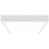V-TAC VT-8630W-SQ Plafoniera led 30W IP44 quadrata bianca 360° design moderno 3000K colore bianco - sku 7630