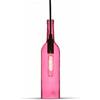 V-TAC VT-7558 Lampadario led forma bottiglia decorativo in vetro rosa-fucsia 1MT attacco E14 Ф72mm sku 3774