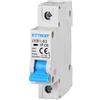 ETTROIT Interruttore magnetotermico 1P 6A 220V 6Ka 1 Modulo DIN Ettroit JX110660