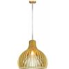V-TAC VT-4453 Lampadario portalampada 1MT E27 in vero legno Ф450mm con cavo in gomma - SKU 40551