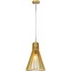 V-TAC VT-2450 Lampadario portalampada 1MT E27 in vero legno Ф250mm con cavo in gomma - SKU 40521