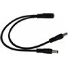 Splitter sdoppiatore di alimentazione DC 5,5mm cavo a Y 2 uscite