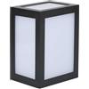V-TAC VT-822 Lampada applique LED 12W wall light cubo da parete nero bianco naturale 4000K - sku 218341