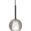 V-TAC VT-7181 Lampadario portalampada 1 MT Doppio Vetro Grigio + Bianco E27 Ф180mm SKU 3877