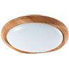V-TAC Plafoniera LED 60W cover in legno con Telecomando luce CCT 3in1 3000-6500K Dimmerabile - 23586