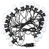 V-TAC VT-71020 catenaria luminosa led lampadine 20pcs 6000K 10M raccordabile con ingresso e uscita 2PIN IP44 - sku 7440