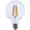 V-TAC VT-2354 Lampadina led 4W E27 3000k lampada globo filamento bulbo G95 vetro trasparente sku 2994