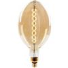 V-Tac VT-2168D Lampada Bulbo 8W E27 xl BF180 doppio filamento spirale vetro Ambra 2000K Dimmerabile - sku 7463
