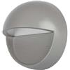 V-TAC VT-1182 Lampada applique LED 3W parete segnapasso tondo grigio IP65 bianco caldo 3000K - SKU 1406