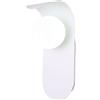 V-TAC Faretto da Parete applique Attacco G9 in Metallo e Vetro, Colore Bianco IP20 - 23408