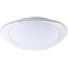 V-TAC Plafoniera LED 40W dimmerabile con Telecomando, controllo Remoto CCT 3in1 Colore Bianco forma ellittica D450mm - 23593