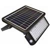 V-TAC VT-787-10 faro led 10W slim autoalimentato nero con pannello solare e sensore pir bianco naturale 4000K - sku 9869