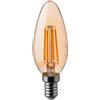 V-Tac VT-1955 Lampadina candela LED Vetro Ambrata lampada 4W filamento E14 2200K - 217113