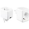 V-TAC Smart Home VT-5002 Mini presa di corrente Wi-Fi Spina EU + USB port gestione remota da smartphone - sku 8416