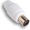 FANTON Spina coassiale TV Ø 9,5 mm connessione dritta per cavi fino a 7 mm di diametro