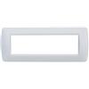 ETTROIT placca 7 posti Bianco Satinato Compatibile Con Bticino Living Light 7p LN85701
