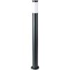 V-TAC VT-838 Portalampada Wall Light da giardino con fissaggio a terra 110cm in acciaio inox colore grigio 1xE27 IP44 - sku 8963