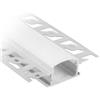 V-TAC VT-8101 Profilo in alluminio da 2M milky cover per cartongesso striscia LED - sku 3359