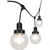 V-TAC VT-720S catenaria E27x6pcs portalampade globo Φ150mm raccordabile nero 3M waterproof IP65 - SKU 8971