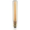 V-Tac VT-2162 Lampadina tubolare LED 2W E27 T30 vintage vetro ambra con incisioni laser filamento bianco caldo 1800K - 7473