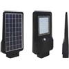 V-TAC VT-ST15 armatura stradale led 15W autoalimentato nero con pannello solare e sensore pir bianco freddo 6400K - sku 8548