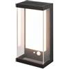 V-TAC VT-1193 Lampada LED solare da parete pannello fotovoltaico e Sensore PIR 1W Colore Nero 3000K IP54 - 23032