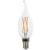 V-Tac VT-1995D Lampadina LED candela tortiglione soffio filamento 4W E14 bianco caldo 2700K dimmable - sku 43881