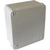 FAEG 13524 cassetta di derivazione quadrata 105 x 105 x 55 (1/4 GIRO) coperchio liscio e viti in plastica IP56