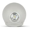 V-TAC VT-836 Lampada LED da parete forma sferica 4W Doppio Fascio Luminoso corpo Grigio 4000K IP65 - 218306