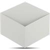 V-TAC VT-803 Lampada LED 3W da parete alluminio bianco wall light bianco caldo 3000K IP20 - SKU 8344