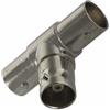 IXTRIMA Connettore bnc coassiale a 3 vie splitter adattatore tripla femmina per cavo cctv 1 pz