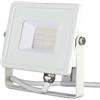 V-TAC PRO VT-20 Faro led 20W slim alluminio bianco chip Samsung SMD bianco freddo 6400K - SKU 444