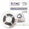 V-TAC VT-5050 Striscia 300LED strip 10W/mt 24V 90LM/W 5050 5M IP20 830lm/mt Bianco freddo 6400K - SKU 212430