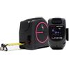 UNIKS DUALMETER Metro digitale misuratore professionale 2IN1 flessometro con display integra nastro tradizionale 5M con misuratore laser 40M