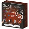 V-TAC Smart Home VT-5050 Kit striscia led RGB+3IN1 SMD5050 + SMD2835 WiFi IP65 dimmerabile gestione smartphone - sku 2628