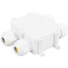 V-TAC VT-871 scatola box pvc di derivazione con 4 terminali interni bianco IP68 - SKU 5983