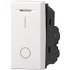 ETTROIT Interruttore bipolare 2P 16A compatibile Bticino Axolute colore bianco Ettroit AB0402