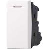 ETTROIT Interruttore unipolare 1P 16A compatibile Bticino Axolute colore bianco Ettroit AB0401