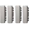 ETTROIT Falso polo mezzo posto 1/2P compatibile Bticino Axolute colore tech confezione 4pcs Ettroit AG0102