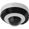 Ajax DomeCam Mini 5Mpx ASP Telecamera minidome IP cablata 2.8mm AI IR Baseline videosorveglianza - 76018.214.WH1
