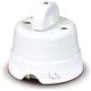 FANTON Interruttore - Deviatore in ceramica 10AX 250V colore bianco Fanton 84001