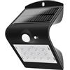 V-TAC VT-767-2 lampada LED solare 1.5W a batteria da esterno IP65 + sensore PIR colore nero - SKU 8277