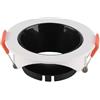 V-TAC VT-931 Portafaretto GU10 LED rotondo da incasso Corpo Bianco Riflettore Nero - 6645