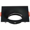 V-TAC VT-921-B Portafaretto LED GU10 da Incasso quadrato a basso profilo porta faretto corpo nero - sku 6635
