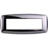 Ettroit placca compatibile Bticino Livinglight 7 moduli plastica slim colore cromato lucido - LN87713