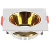 V-TAC VT-932 GU10 porta faretto Quadrato bianco con riflettore oro 85x85x40mm